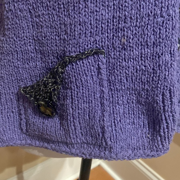 VINTAGE ANI BARRIE Size S Button Down Sweater - Picture 4 of 11